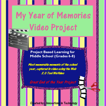 Preview of Memories from the Year Video Project - End of Year Activity | Distance Learning