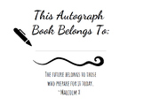 Memories in Ink: Elegant Autograph Book for Cherished Moments