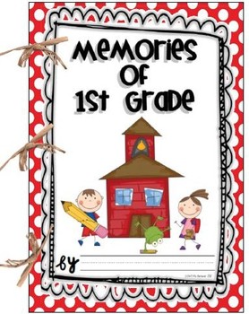 Memories of 1st Grade Memory Book by First Grade Fever by Christie