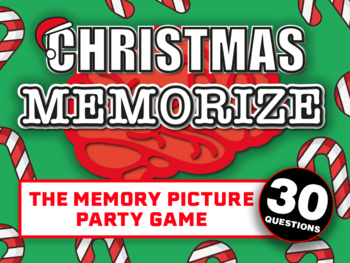 Preview of Memorize Christmas Picture Game || Christmas Memory Game