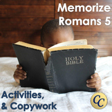Memorize Romans 5 | FREE Copywork, Crafts and Games