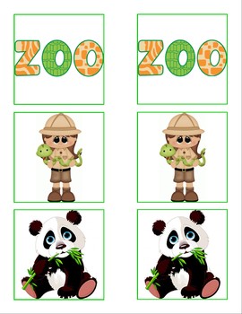 Preview of Zoo Memory