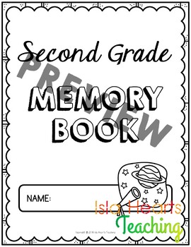 Second Grade Memory Book - Second Grade End of Year Activity | TpT