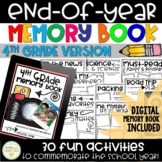 End-of-Year Memory Book - 4th Grade - DIGITAL + PRINTABLE