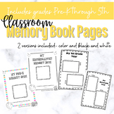 Memory Book Cover and Pictures- Full Bundle