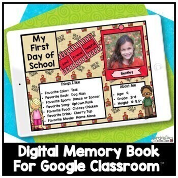 Preview of Memory Book | Digital Student Memory Book | End of Year Activities