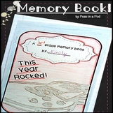 Memory Book Cover Activities 2nd 3rd 4th 5th Grade Memorie