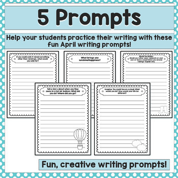 3rd Grade Writing Prompts by Talented in Third | TpT