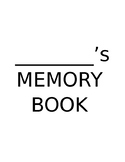Memory Book Template-EDITABLE