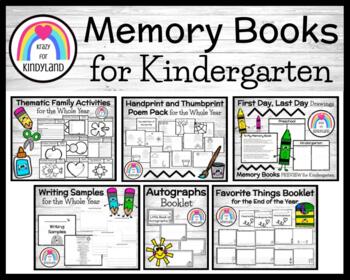 Preview of Memory Book: Yearlong Writing, Handprints, Homework, Favorites, Autographs