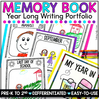 Memory Book Portfolio Keepsake for Preschool PreK Kindergarten