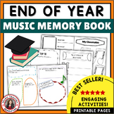 End of the Year Music Activities - Class Memory Book