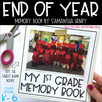 Preview of Memory Book for End of the Year (K-6) *Google Drive