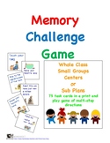 Memory Challenge: A Game of Multi-step Directions