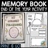End of the Year  Memory Book Kindergarten -2nd grade