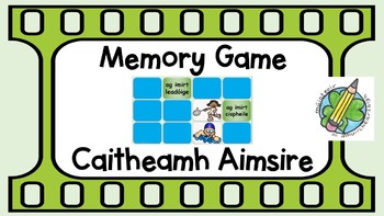 Preview of Memory Game: Caitheamh Aimsire