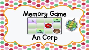 Preview of Memory Game: Corp