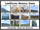 Landforms Memory Game