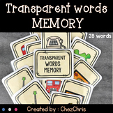 Memory Game - Les Mots Transparents / Transparent words