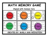 Math Memory Game