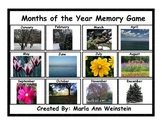 Months of the Year Memory Game