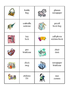 Memory Game: Prepositions of place by Mara Dias | TPT
