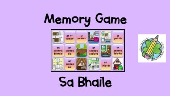 Preview of Memory Game: Sa Bhaile