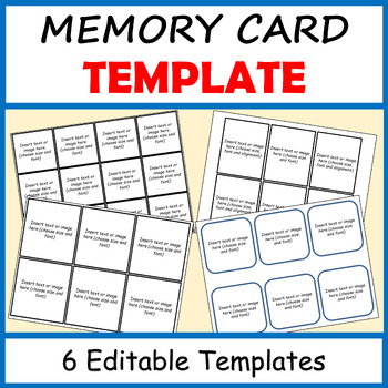 Preview of MEMORY GAME TEMPLATE | 6 Editable PowerPoint Templates