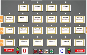 Preview of Memory Game Template Power Point Interactive