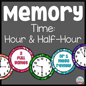 Preview of Telling Time Memory Game