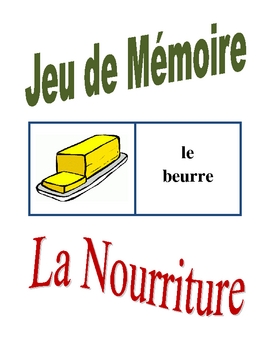 French Memory Game - Jeu de mémoire - La rentrée - Back to School