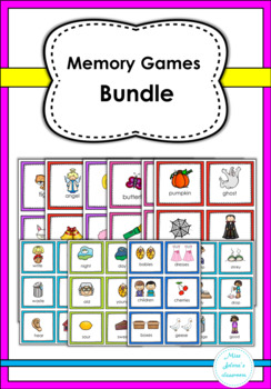 Preview of Memory Games Bundle