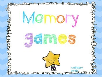 Preview of Memory Games | No prep | Mental Warm-up | Brain Break