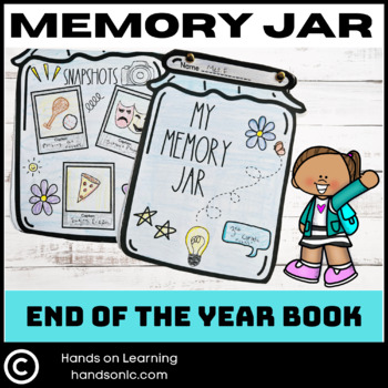Preview of Memory Jar Book End of the Year Keepsake