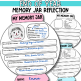 Memory Jar End of Year Reflection Gumball Writing Template