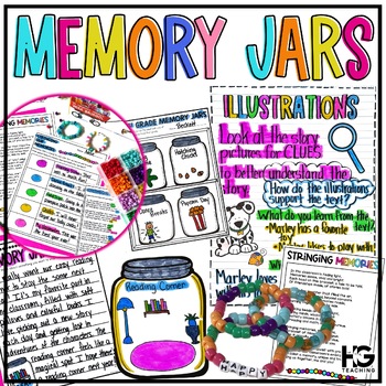 Preview of Memory Jars Read Aloud Activities | End of the Year Memory Bracelet and Poem