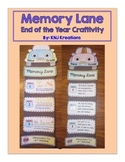Memory Lane: End of The Year Craftivity