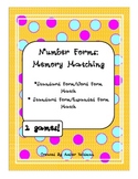 Memory Match- Standard, Expanded, and Word Forms! Two games!
