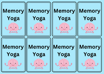Preview of Memory Matching Yoga
