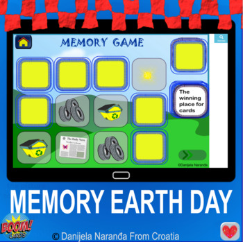 Preview of Memory Play Earth Day Spring Brain Games Boom Cards