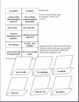 Preview of Memory - Review Vocabulary & Content in one easy-to-make game.