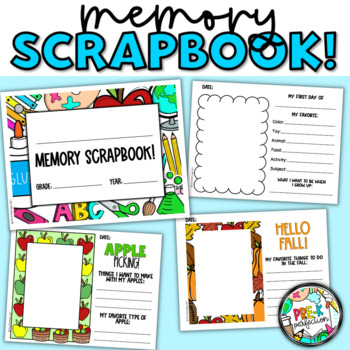 Memory Scrapbook | School Year Memory Book | Student Yearbook