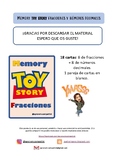 Memory Toy Story - fracciones y numeros decimales! - dista