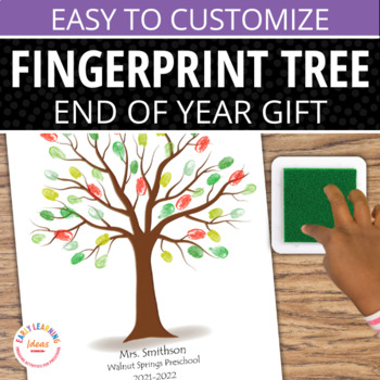 Preview of End of Year Gift - Editable Memory Gift for Teacher - Fun End of the Year Craft