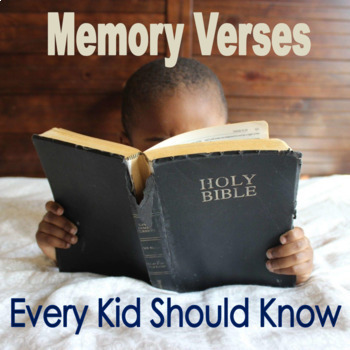 Preview of Memory Verses Every Kid Should Know with Copywork