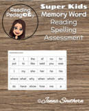 Memory Word Reading and Spelling Assessment Tool