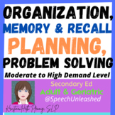 Memory and Recall, Planning, and Problem Solving.
