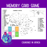 Memory card game: Africa