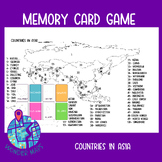 Memory card game: Asia