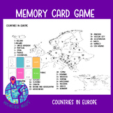 Memory card game: Europe